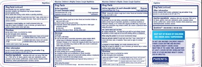 Label (Mucinex Childrens Mighty Chews Kit Label 2)